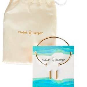 VIOLET HARPER Jane Bracelet + Earrings Set